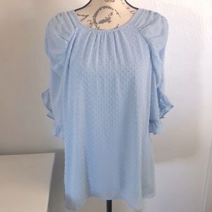Baby Doll Blue Blouse